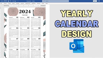 How to Create Yearly Calendar in ms word| free Calendar Templet