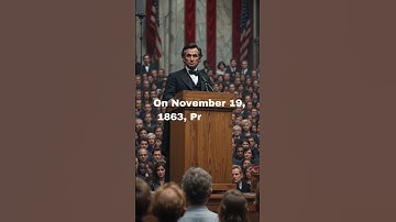 Abraham Lincoln’s Gettysburg Address – The Speech That Changed America  #USA #AbrahamLincoln