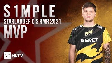 s1mple - HLTV MVP of StarLadder CIS RMR 2021