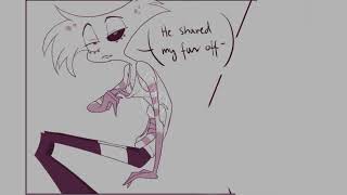 Angel Dust Get's Pranked By Alastor (Hazbin Hotel Comic-Dub)