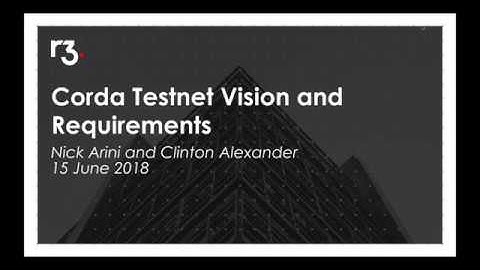 Corda Use Case Videos - Centre of Excellence for Blockchain Technologies