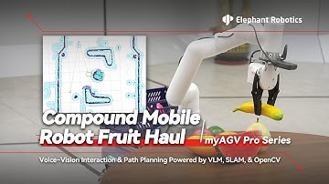 myCobot Pro 450 | See How the 6 DOF Cobot and myAGV Pro Handle Fruit Purchasing with Ease