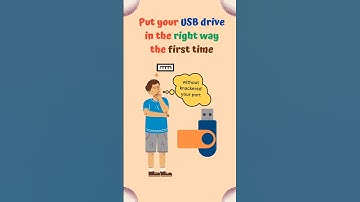 Put your USB the right way for the first time #usb #usb #usbdrive