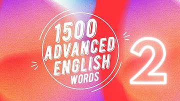 1500 SAT Vocabulary — WORD LIST 2 | Essential SAT Words with Definitions & Examples