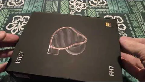 FiiO FH7 (4BA/1DD) Hybrid earphone (IEM) un-box