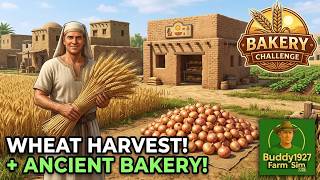 Building Our First Bakery in Ancient Farm! Wheat, Onions & Farm Expansion Ep 4 screenshot 1