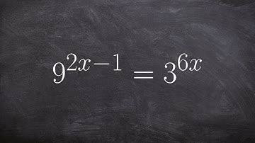 Using the property of equality to solve equations with exponents