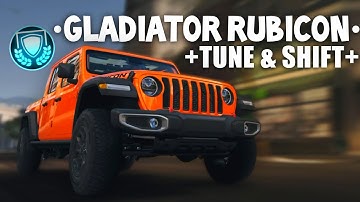 Gladiator Rubicon MAXED Tune & Shift Pattern! CSR 2
