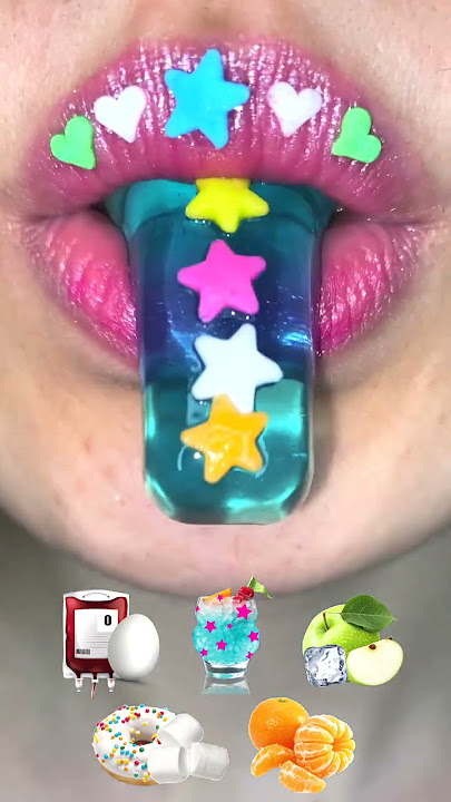 ASMR COCKTAIL PUDDING 칵테일 푸딩 먹방 #shorts #mukbang #eating #asmr #jelly #viral #tiktok
