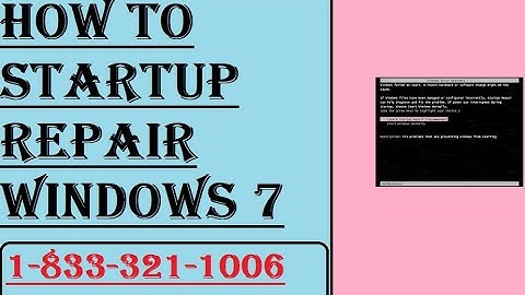 Call 1-833-321-1006 for How to Startup Repair Windows 7 | www.123.hp.com Setup | HP Printer Tutorial