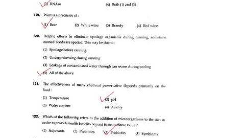 M.Sc. Applied Microbiology (2016) BHU MCQ solved part 3