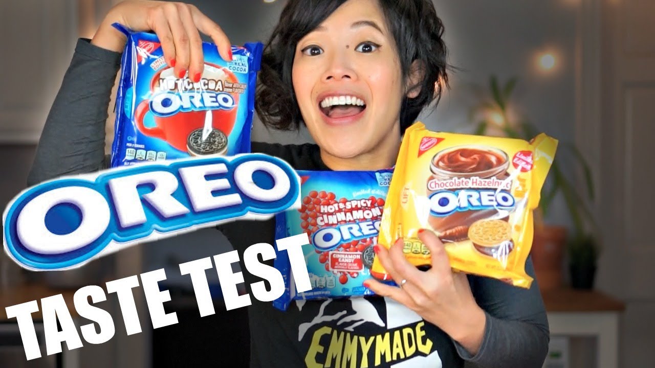 OREO Taste Test TAMPERED PACKAGE?! -- Hot & Spicy CINNAMON, Cookie Butter, Chocolate Hazelnut | emmymade
