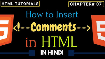 HTML Comments Tags | Comments in HTML | HTML Comment in Hindi | HTML Tutorials #7
