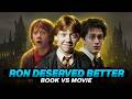 How the Harry Potter Movies Ruined Ron Weasley | Book vs Movie Character Analysis #hogwarts