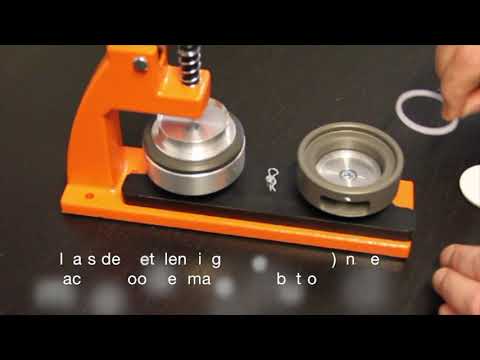 Magneet buttons maken met een Micro buttonmachine