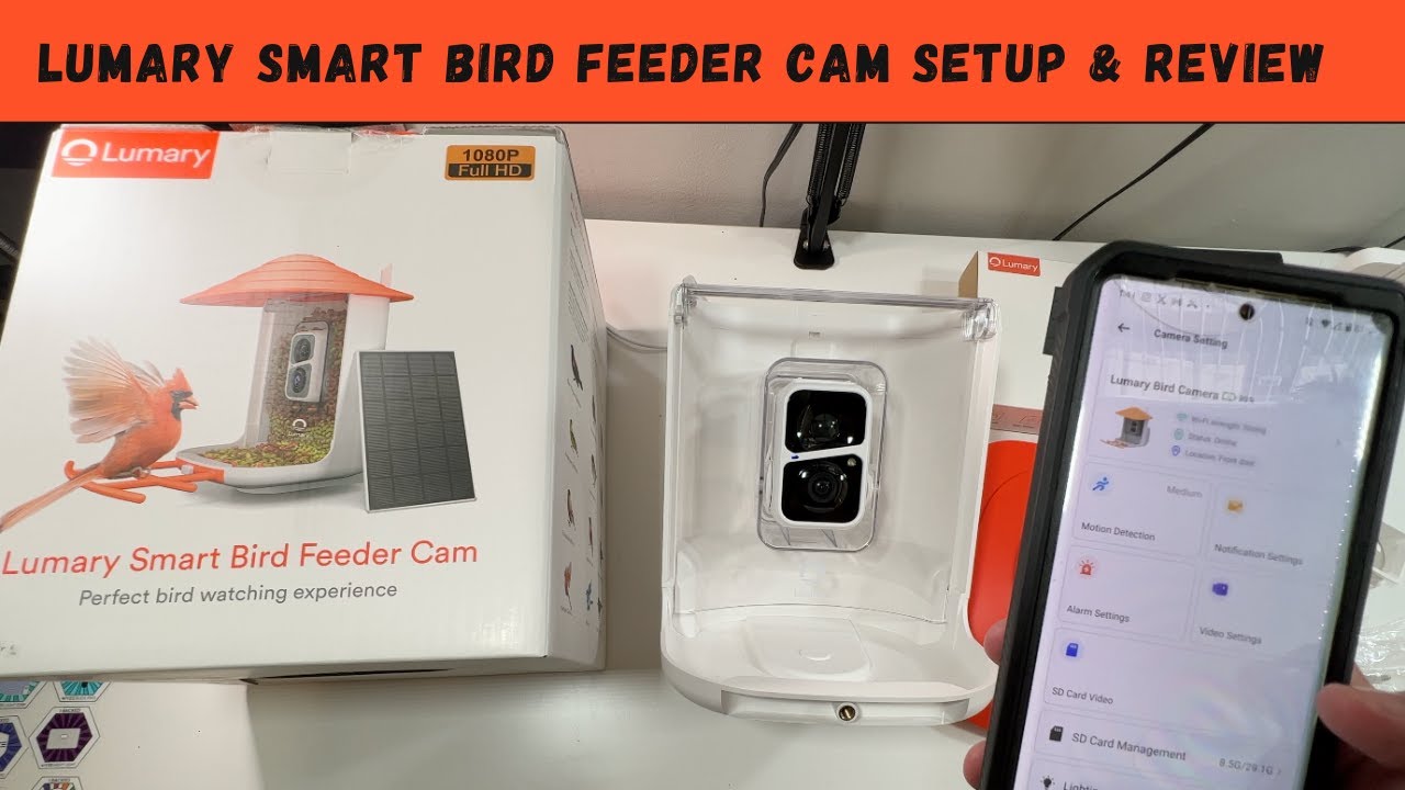 Lumary Smart Bird Feeder with Camera (Model B)