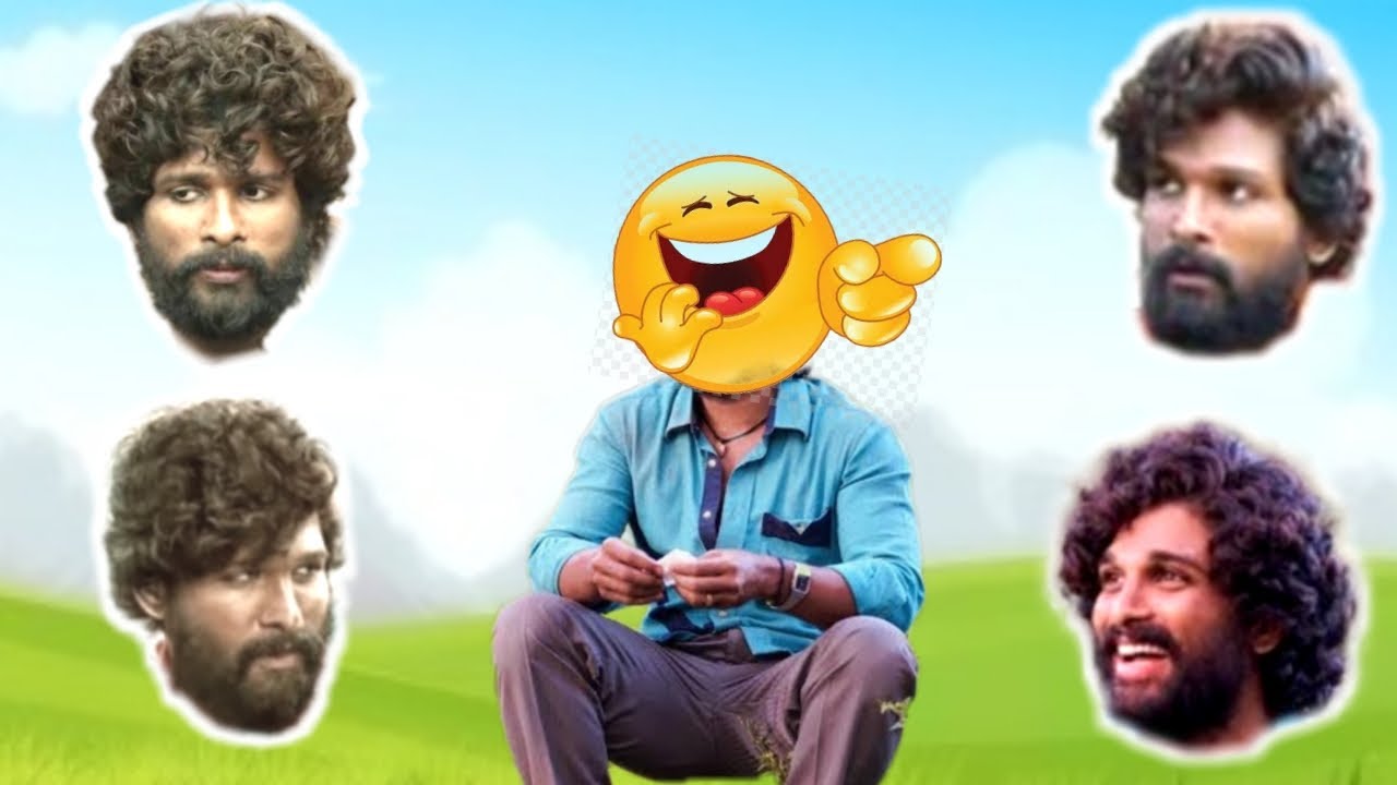 Pushpa: The Rise Movie Wrong Heads Fun Game Wrong Heads  Allu Arjun, Reshmika Mandanna