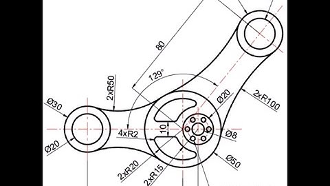 AutocAD 2D Practice Drawing-Basic & Advance Tutorial (Autocad 2020 )_Exercise 016