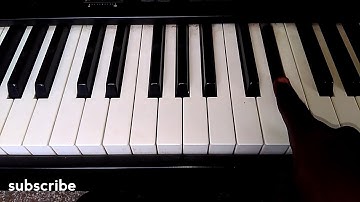 How to play D# or Eb minor scale on the piano