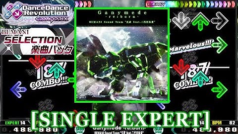 【DDR GP】 Ganymede -re:born- / BEMANI Sound Team "玄武 feat.二代目朱雀" [SINGLE EXPERT] 譜面確認+Clap