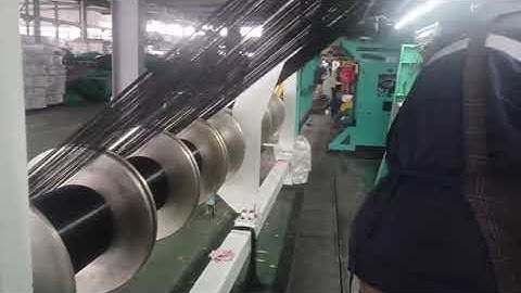 Double needle bar construction net and safety net warp knitting machine -Longlongsheng