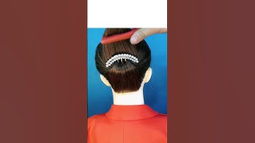 Trâm cài tóc đính đá tạo kiểu tóc đẹp sang trọng dự tiệc #shorts #kieutoc #tramtoc #kieutoc