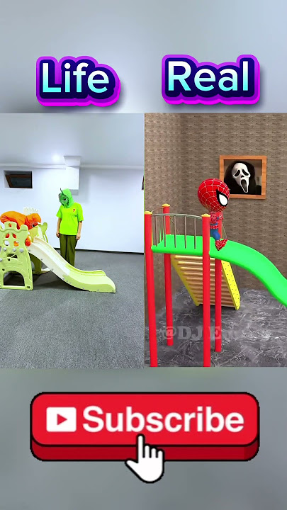 GTA V Spiderman slides down the slide #gta parody of @djenmin #funny #sprunki