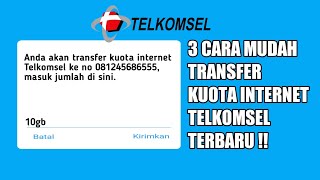 Cara Transfer Kuota Internet Telkomsel, Indosat & XL Terbaru