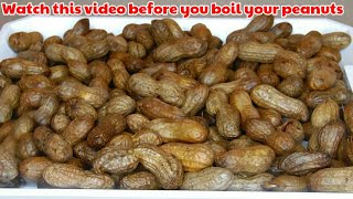 STOP BOILING YOUR PEANUTS WRONGLY | PERFECT WAY TO BOIL PEANUTS WITH SHELLS