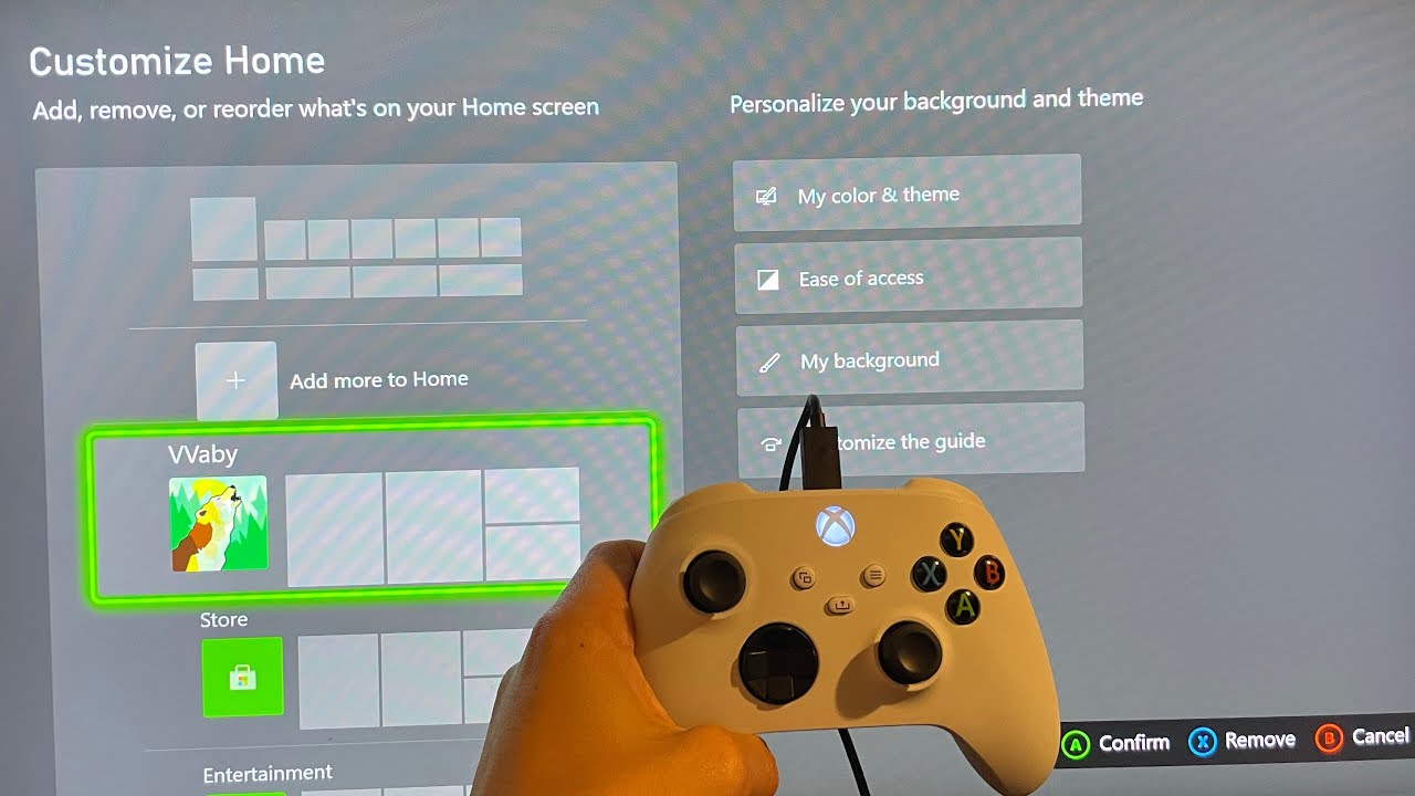 Xbox Series X S How To Add Remove Items From Home Screen Tutorial