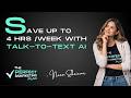 Save up to 4+ hours per week with talk-to-text AI.⚡️⏰