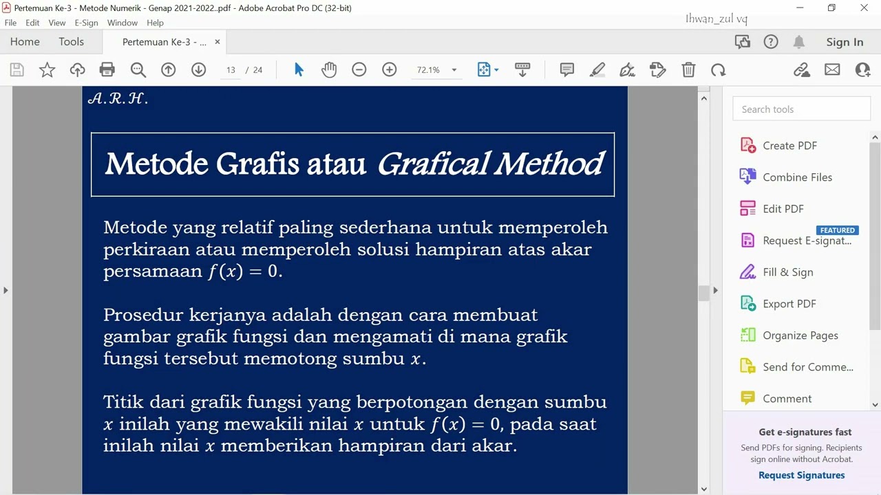 Metode Numerik Part 3