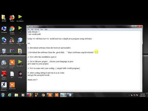 execution simple java program using netbeans