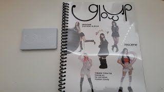 Unboxing RESCENE Glow Up Photobook (Me Ver) and QR Code Album (We