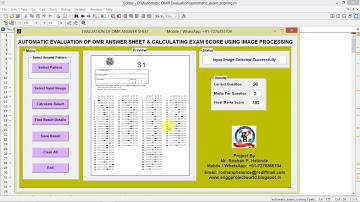 Matlab Project Code Automatic Evaluation and Calculating Score OMR Answer Sheet || IEEE Project