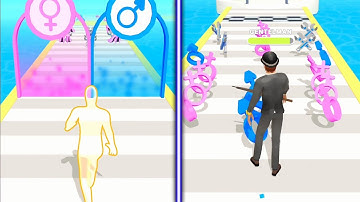 Gender Party Run ♂️❓♀️ All Levels Gameplay Android,ios