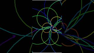 Gradient spiral dynamic pattern | python | turtle #python #design #viralvideo #coding