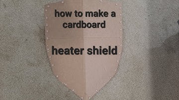 How To Make A Cardboard Shield
