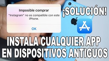 ✅ 📵 INSTALAR APLICACIONES NO COMPATIBLES POR VERSIÓN DE IOS VIEJAS IPHONE