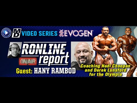 Hany Rambod: Coach to Hadi Choopan & Olympia 212 Champ Derek Lunsford! | The Ronline Report