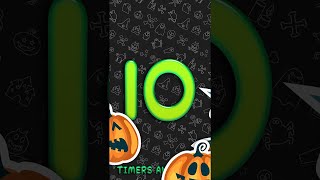 10 Second Happy Halloween Numbers