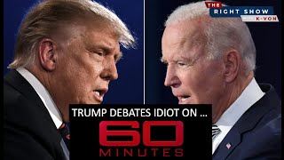 Trump Destroys Biden on 60 Minutes (host K-von shows parody)