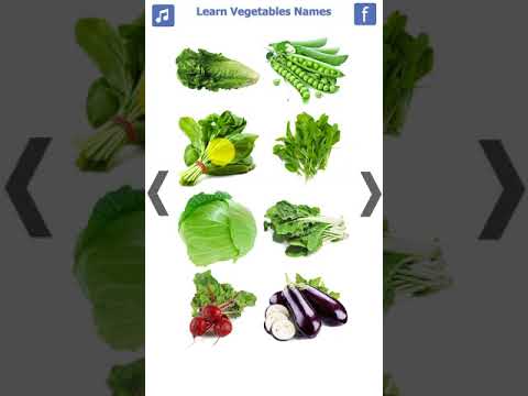 تعليم أسماء الخضروات باللغة الانجليزية فلاش توونز تطبيق