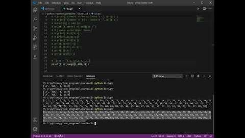 list using negative index in Range