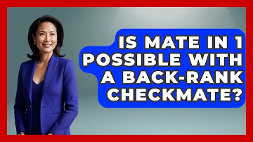 Is Mate In 1 Possible With A Back-rank Checkmate? - The Chess Codex