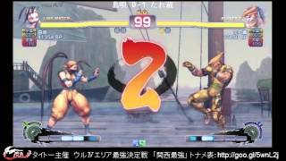 ウルトラストリートファイターiv 最強プレイヤーを決める エリア最強決定戦 をリポート 関東 関西エリアの結果は ファミ通 Com