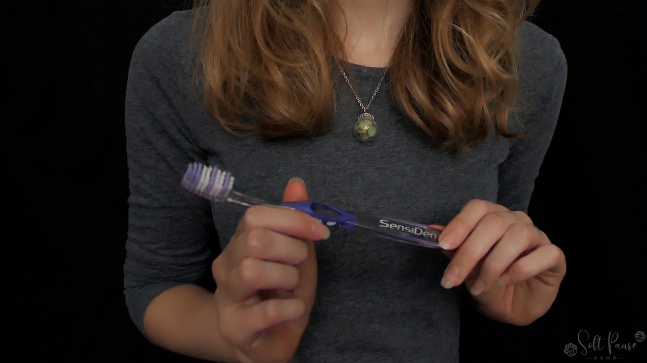ASMR Dental care (with sounds) help with dentist fears flossing
