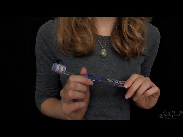 ASMR | Dental care (with sounds) help with dentist fears | flossing, brushing