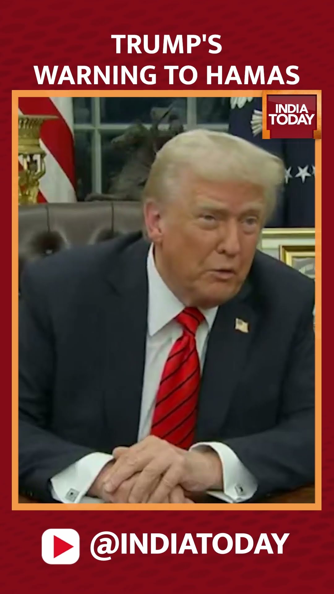 Trump warns all hell will break loose if Gaza hostages not returned