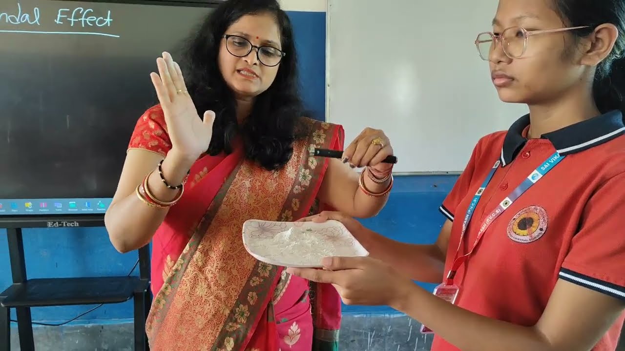 📘 Physics Class – Learn Concepts Deeply in Smart Class |Sai Vikas |Scattering of Light Tyndal Effect